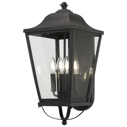 Minka Lavery Savannah 4 Light 11" Outdoor Wall Mount, Sand Coal - 73282-66