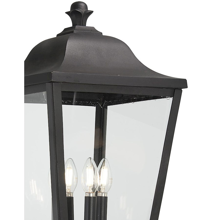 Minka Lavery Savannah 4 Light Outdoor Post Mount, Sand Coal