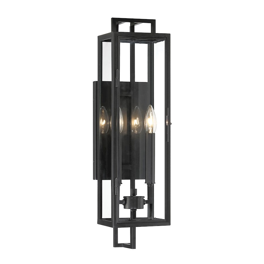 Minka Lavery Knoll Road 2 Light Outdoor Wall Mount, Coal - 73330-66A