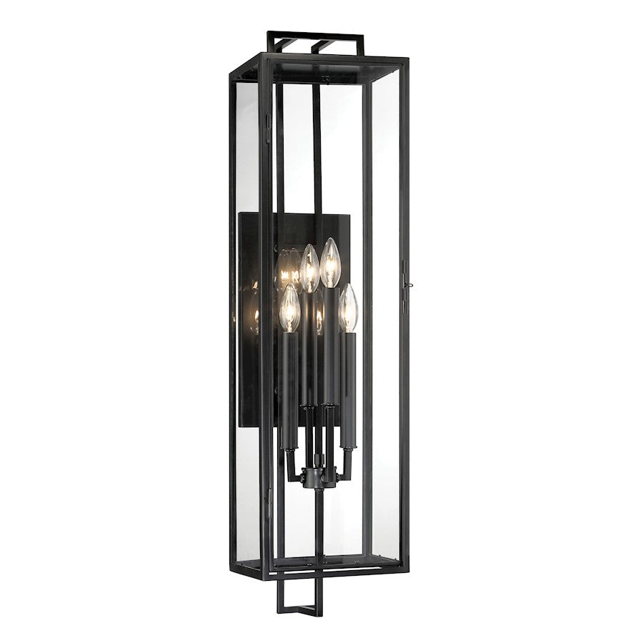 Minka Lavery Knoll Road 4 Light Large Outdoor Wall Mount, Coal - 73332-66A