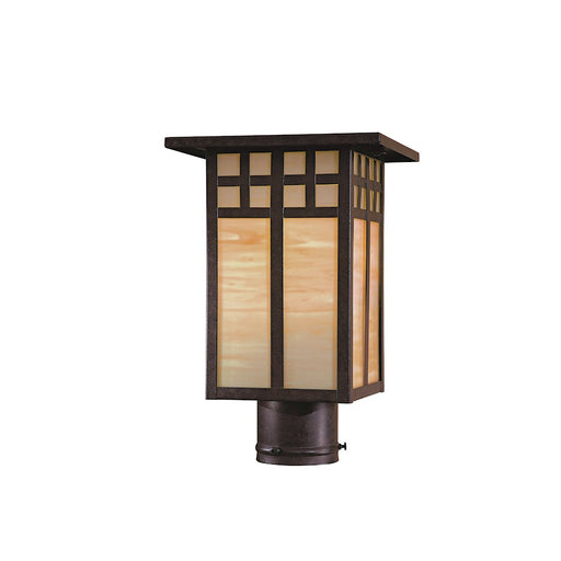Minka Lavery 1 Light Outdoor Post, Textured French Bronze - 8605-A179