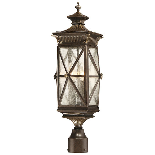 Minka Lavery Rue Vieille 4 Light Outdoor Post Mount, Forged Bronze - 9316-586