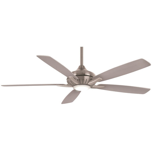 Minka Aire Dyno Xl Led 60" Ceiling Fan, Brushed Nickel/Silver - F1001-BN-SL