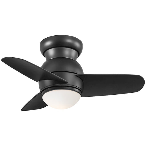Minka Aire Spacesaver LED 26" Ceiling Fan, Coal/Etched Opal/Coal - F510L-CL