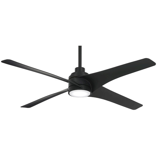 Minka Aire Swept LED 56" Ceiling Fan, Coal/Lens - F543L-CL