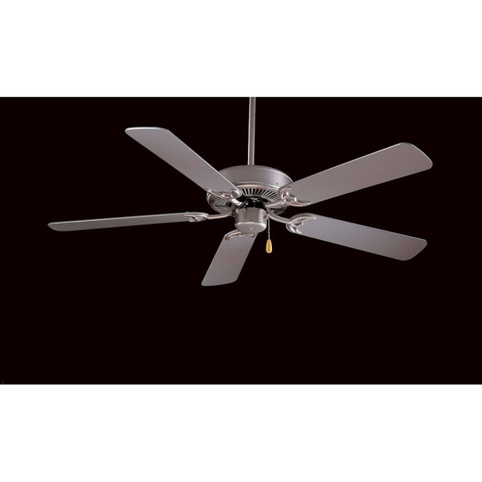 Minka Aire Contractor 42" Ceiling Fan, Brushed Steel