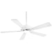 Minka Aire Contractor Plus LED 52" Ceiling Fan, Flat White/Frosted - F556L-WHF