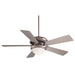 Minka Aire Supra 52" LED Ceiling Fan, Brushed Steel - F569L-BS