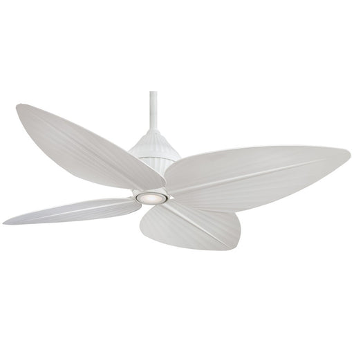 Minka Aire Gauguin LED 52" Ceiling Fan, Flat White - F581L-WHF