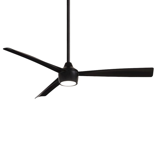 Minka Aire Skinnie LED 56" Ceiling Fan, Coal/Frosted White Lens - F626L-CL
