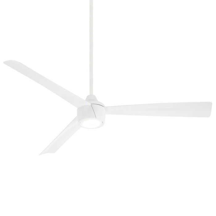 Minka Aire Skinnie LED 56" Ceiling Fan, White/Frosted White Lens - F626L-WHF