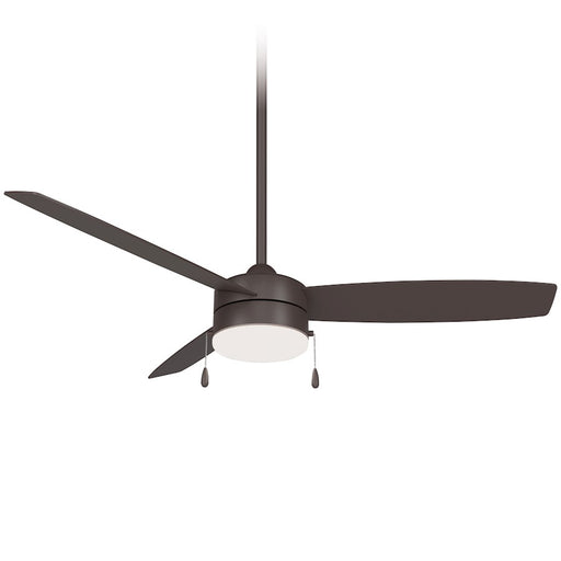 Minka Aire Airetor III LED 54" Ceiling Fan, Bronze/White - F670L-ORB