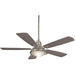 Minka Aire Groton LED 56" Ceiling Fan, Brushed Nickel Wet - F681L-BNW