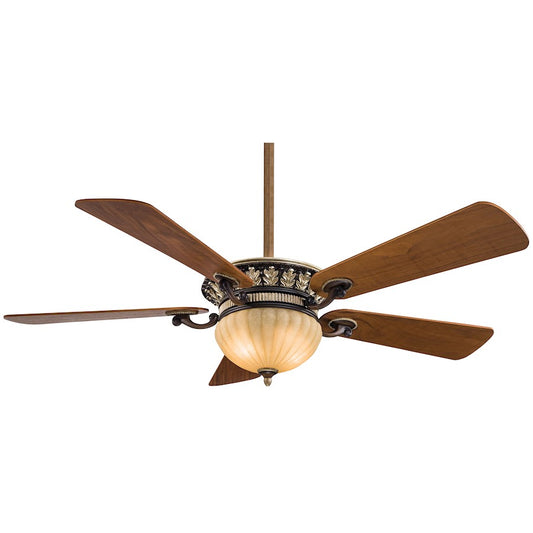 Minka Aire Volterra 52" LED Ceiling Fan, Belcaro Walnut - F702L-BCW