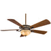 Minka Aire Volterra 52" LED Ceiling Fan, Belcaro Walnut - F702L-BCW