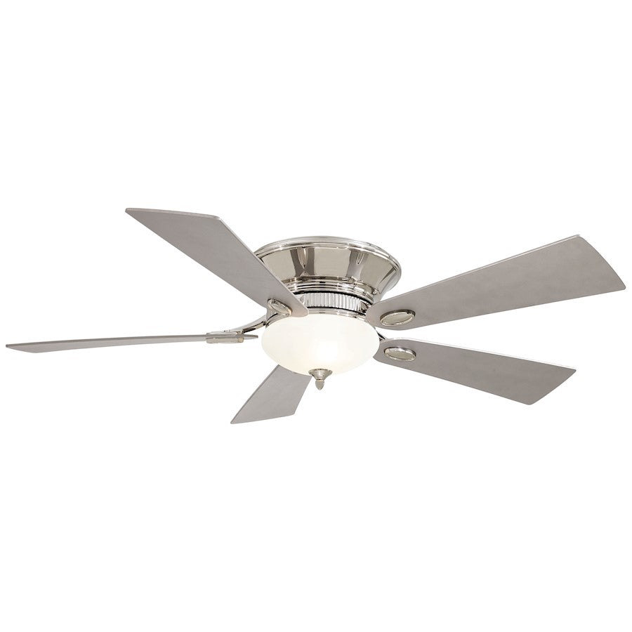 Minka Aire Delano Ii 52" LED Ceiling Fan, Polished Nickel - F711L-PN