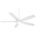 Minka Aire Kelvyn 52" LED Ceiling Fan, White/Etched White/White - F717L-WHF