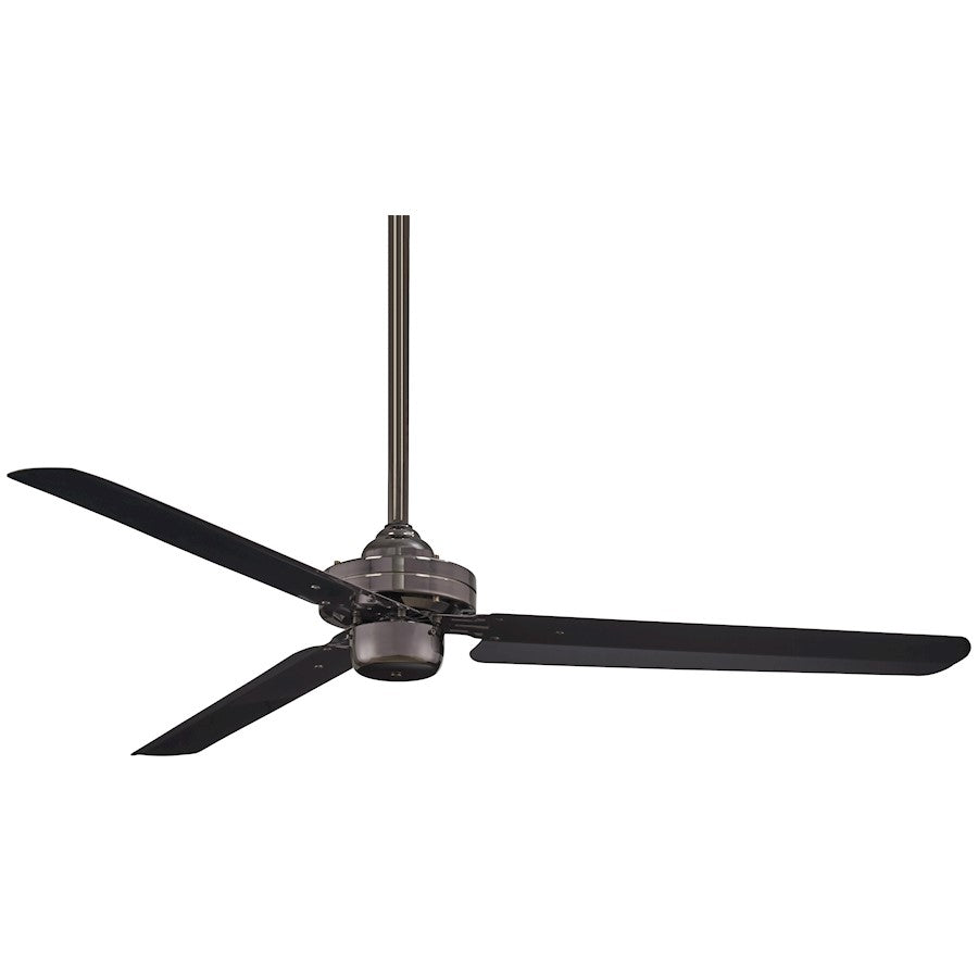 OPEN BOX ITEM: Minka Aire Steal 54" Ceiling Fan, Gun Metal - F729-GM