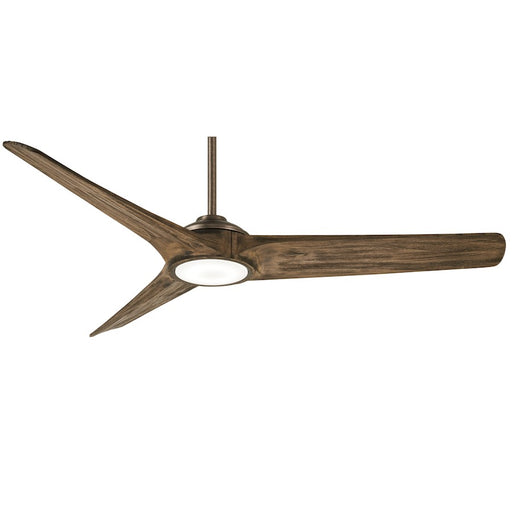 Minka Aire Timber LED 68" Ceiling Fan, Bronze/Aged Boardwalk - F747L-HBZ-AW
