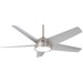Minka Aire Chubby 58" Outdoor LED Ceiling Fan/Wifi, Nickel/Etch/Silv - F781L-BNW