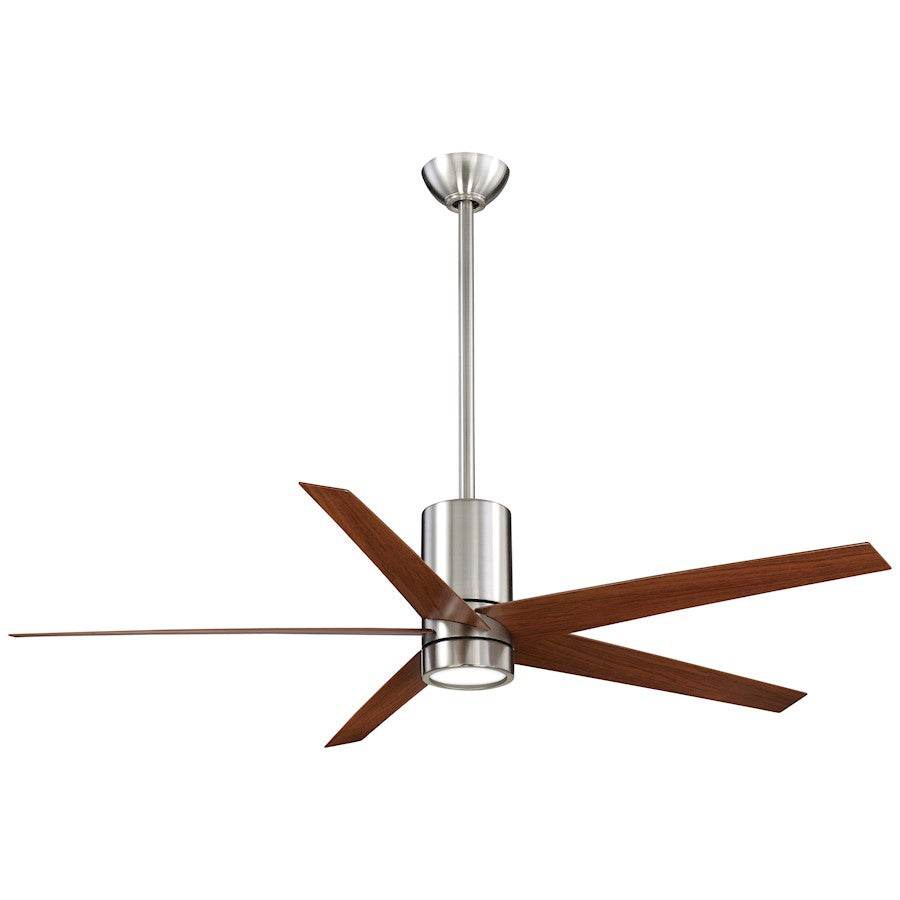 Minka Aire Symbio 56" LED Ceiling Fan, Brushed Nickel