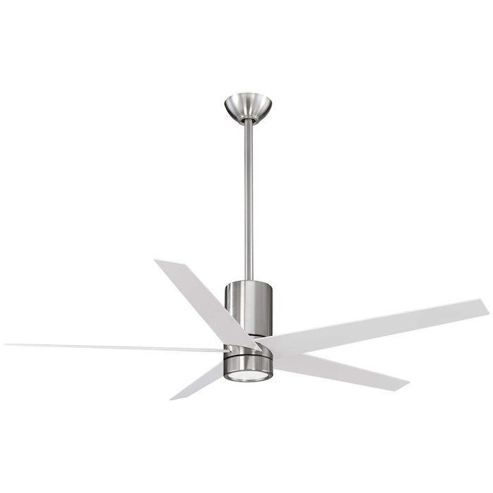 Minka Aire Symbio 56" LED Ceiling Fan, Brushed Nickel