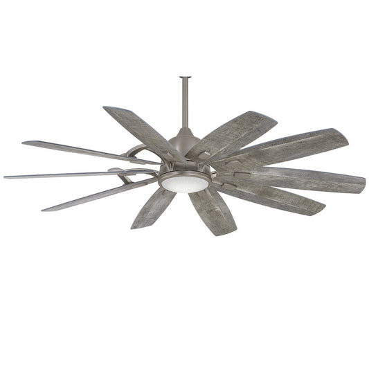 Minka Aire Barn LED 65" Ceiling Fan, Savannah Gray - F864L-BNK