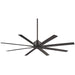 OPEN BOX ITEM: Minka Aire Xtreme H2O 65" Ceiling Fan, Smoked Iron - F896-65-SI