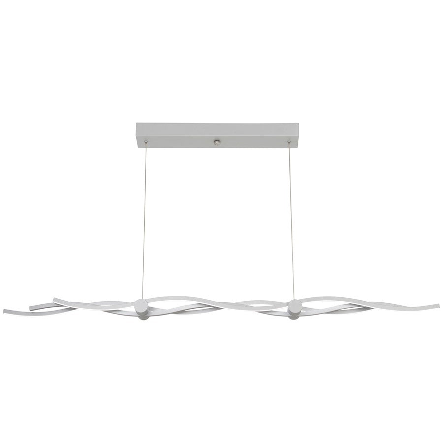 Minka George Kovacs Tidalist LED Island Light, Silver