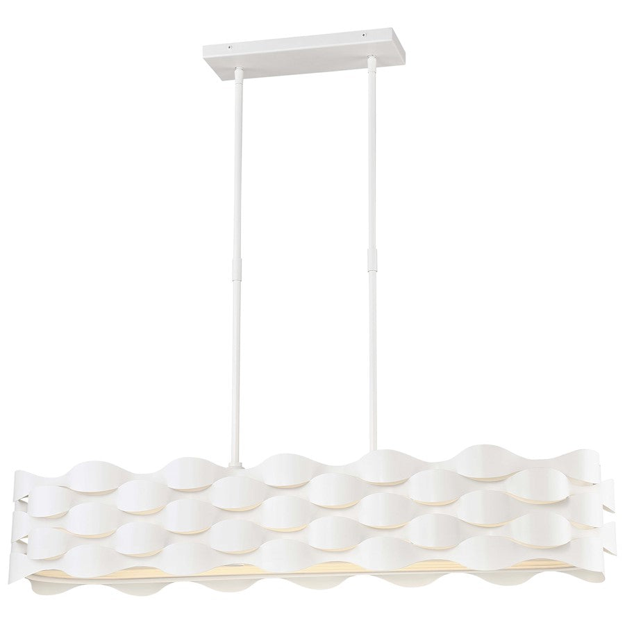 Minka George Kovacs Coastal Current LED Island, Sand White