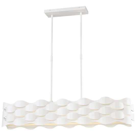 Minka George Kovacs Coastal Current LED Island, Sand White