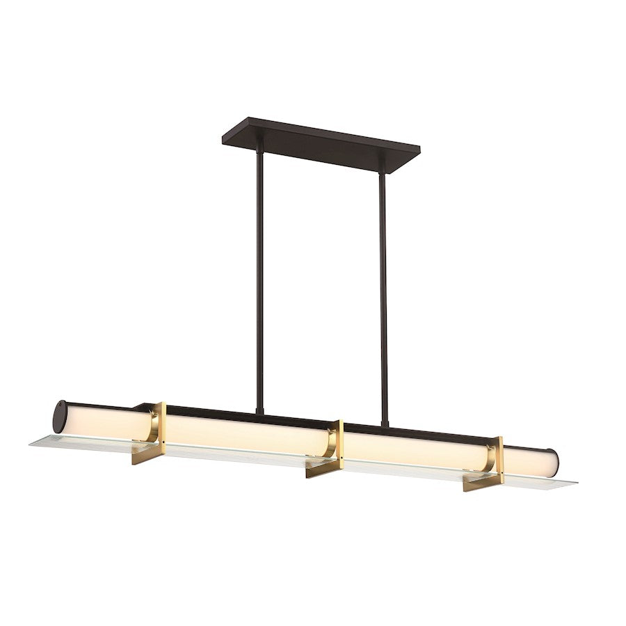 Minka George Kovacs Midnight LED Light Island, Sand Coal/Gold - P1516-707-L