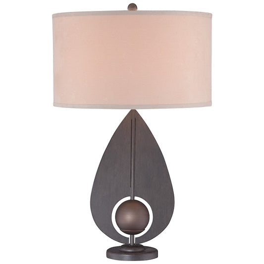 Table Lamp, Iron w/Antique Bronze Accents