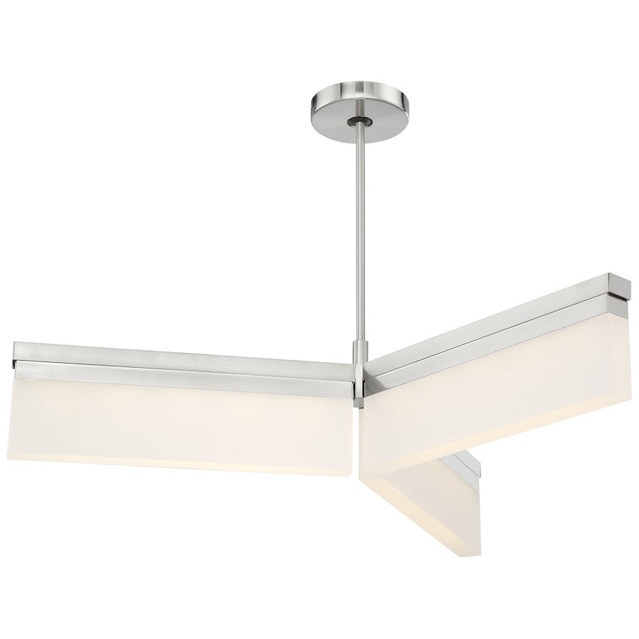 Minka George Kovacs Skinny LED Island, Brushed Nickel