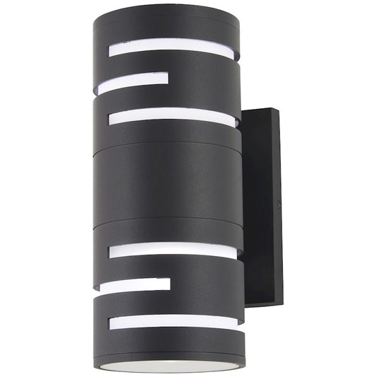 Groovin LED Wall Sconce, Black