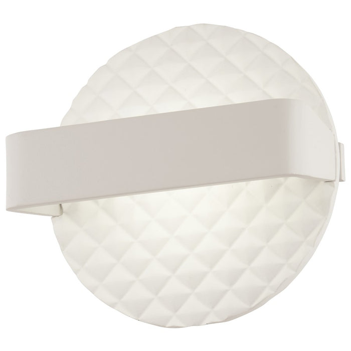 Minka George Kovacs Quilted LED Wall Sconce, Matte White