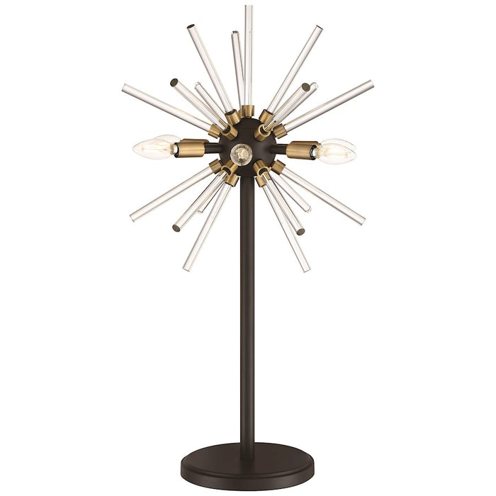 George Kovacs Spiked LED Table Lamp, Painted Bronze