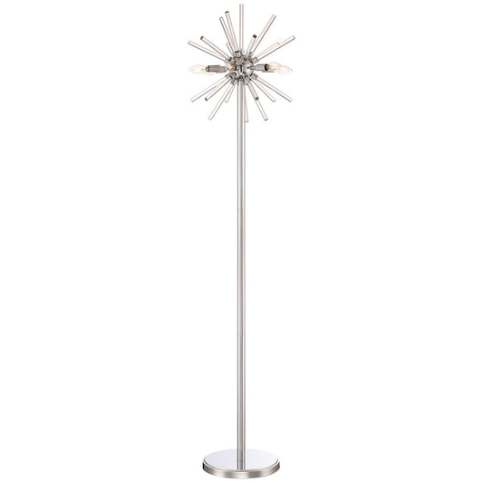 George Kovacs Spiked LED Floor Lamp, Chrome