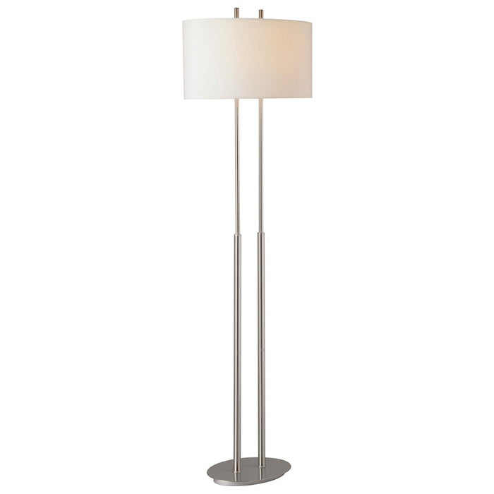 Minka George Kovacs 2 Light Floor Lamp, Brushed Nickel