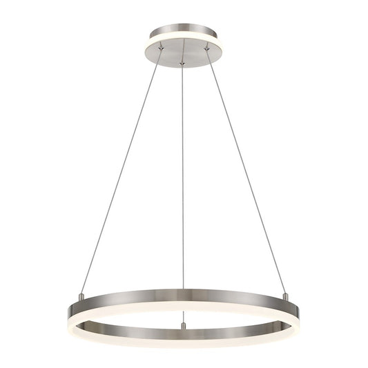 Minka George Kovacs Recovery LED Pendant, Brushed Nickel/Frosted - P1910-084-L