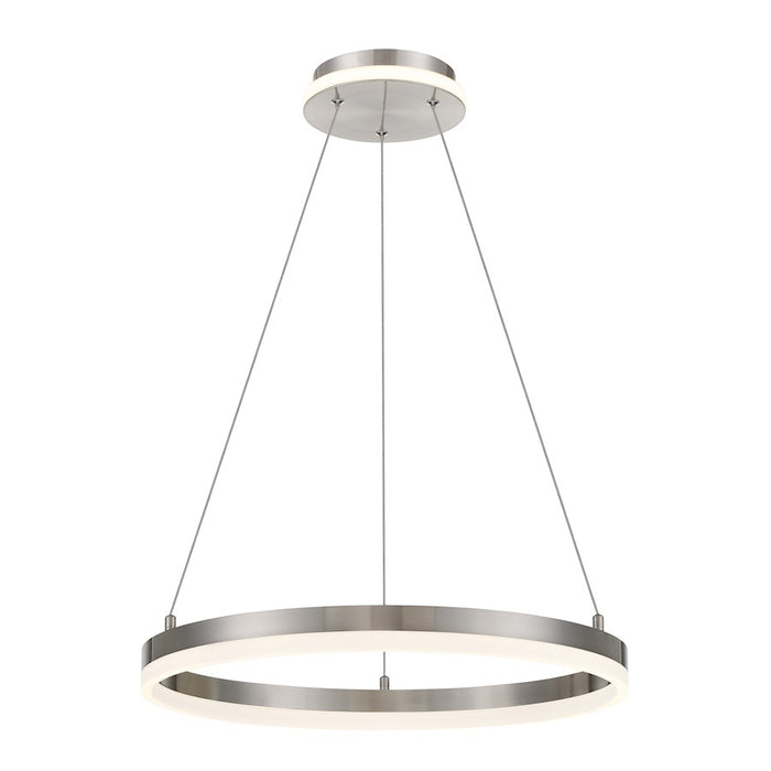 Minka George Kovacs Recovery LED Pendant, Brushed Nickel/Frosted - P1910-084-L