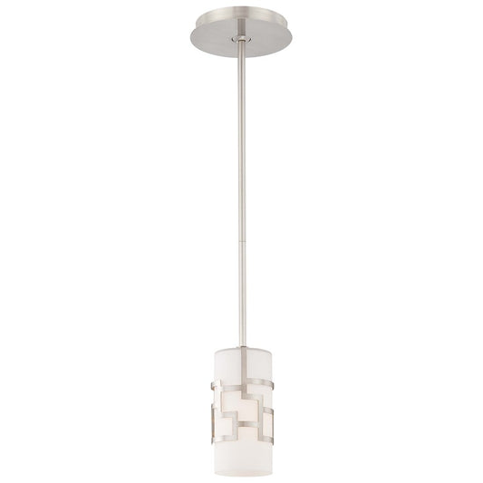 1 Light Mini Pendant, Nickel