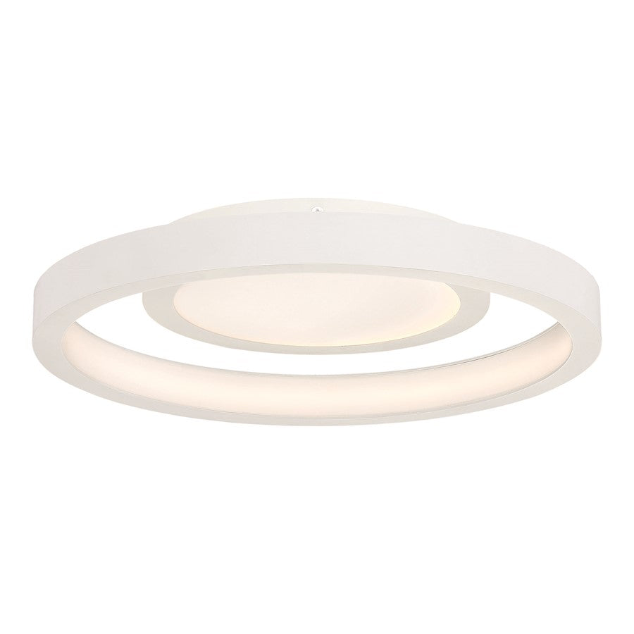 George Kovacs Knock Out LED Flush Mount, White