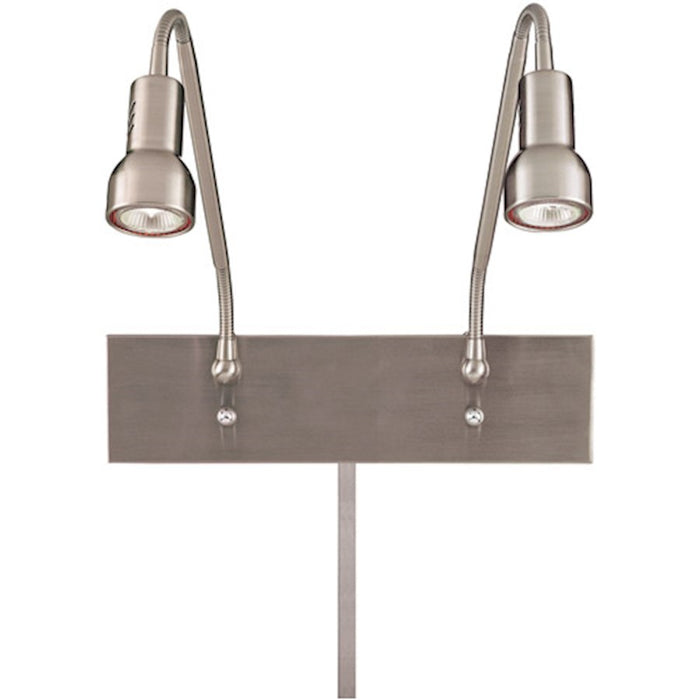 Minka George Kovacs Save Your Marriage 2 Light Wall Lamp, Brushed Nickel - P4400-084-L