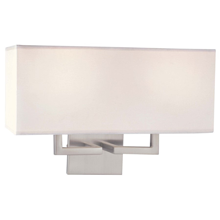 2 Light Bathroom Wall Sconce