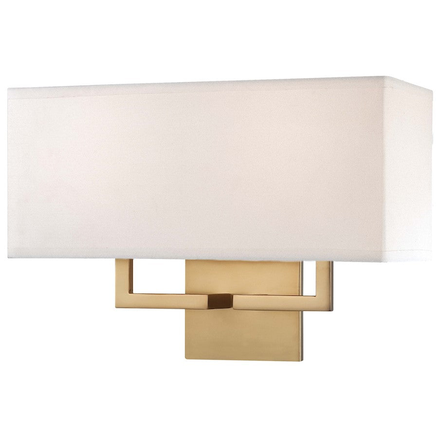 2 Light Bathroom Wall Sconce