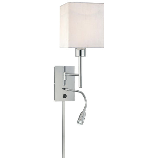 1 Light LED Swing Arm Wall Lamp