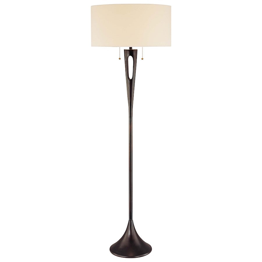 Minka George Kovacs Needle 2-LT Floor Lamp, Antique Dorian Bronze