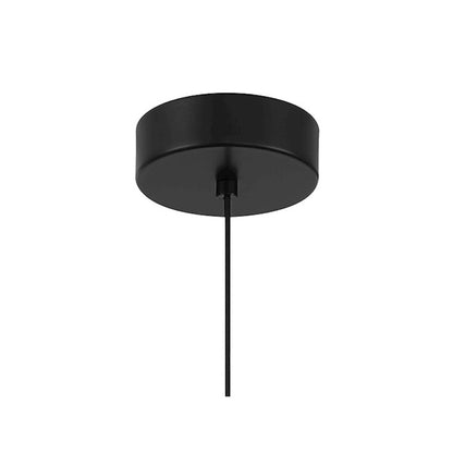 11" LED Mini Pendant, Coal/Gold