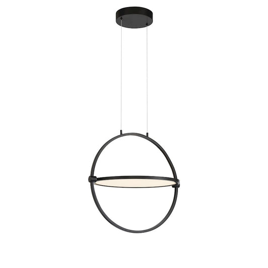 Minka George Kovacs Studio 23 LED 18" Pendant, Coal - P5541-66A-L